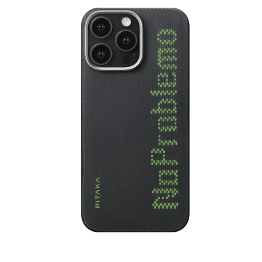 Pitaka Tactile Woven Case for iPhone 16 Pro mobile case. PITAKA