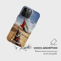 Excuse Luxury iPhone 14 Pro Protective Phone Case Back Cover Sheikh Zayed bin Sultan Al Nahyan UAE Flag Mobile Case Hybrid 2 Layer Hard Shell Silicone Protective Case Luxury excuse