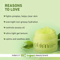 Plum Night Gel Green Tea Renewed Clarity Night Cream for Normal Oily Acne-Prone Combination Skin  (50 ml) - MOBCOS