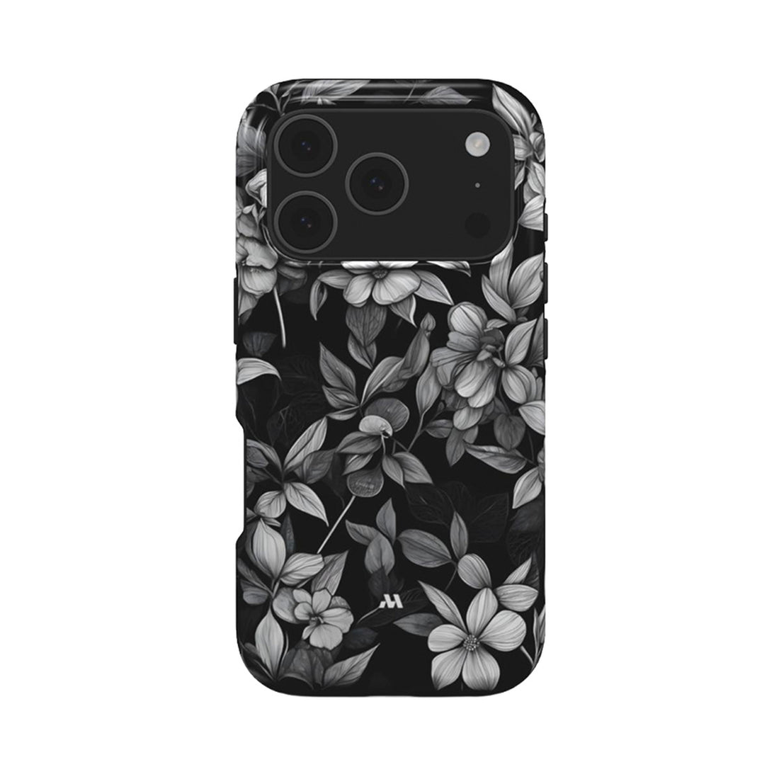 Mobcos iPhone 17 series Sketch Floral Premium Case Compatible with Hybrid Dual-Layer Hard Shell + Silicone Protection - Scratch-Resistant Shockproof Mobile Cover Mobcos