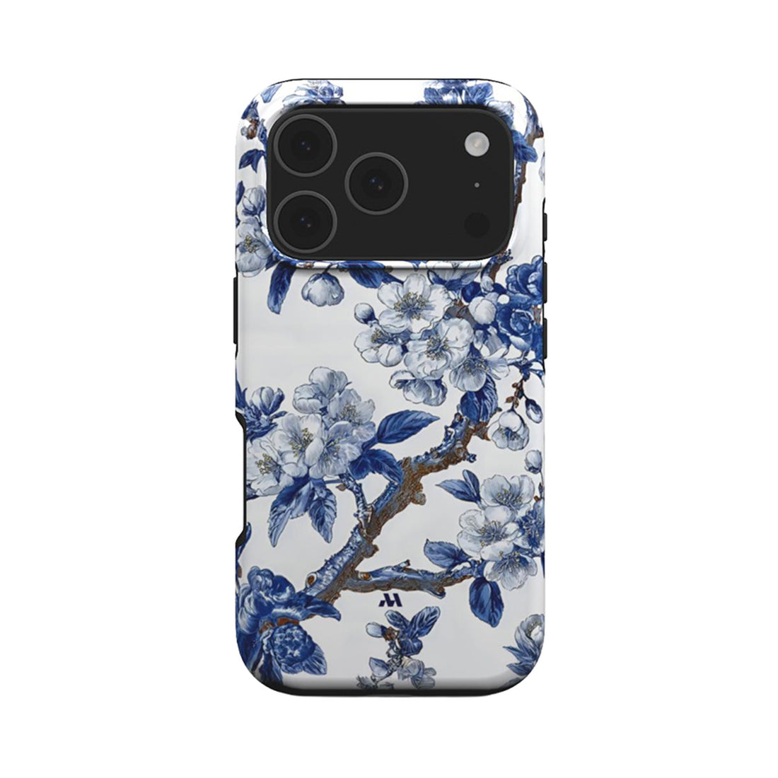 Mobcos iPhone 17 series Chinoiserie Floral Premium Case Compatible with Hybrid Dual-Layer Hard Shell + Silicone Protection - Scratch-Resistant Shockproof Mobile Cover Mobcos