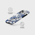 Mobcos iPhone 17 series Chinoiserie Floral Premium Case Compatible with Hybrid Dual-Layer Hard Shell + Silicone Protection - Scratch-Resistant Shockproof Mobile Cover Mobcos