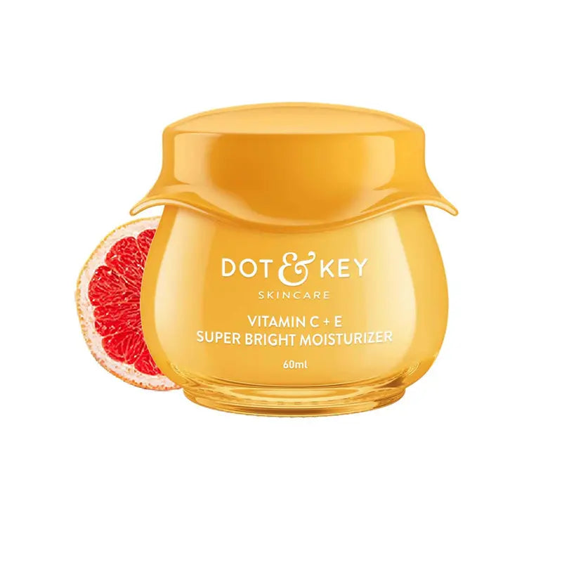 Dot & Key Vitamin C + E Sorbet Super Bright Moisturizer for Face Vitamin C Face Cream For Glowing Skin Reduces Skin Dullness Oil Free & Lightweight For All Skin Types (25 ml) DOT & KEY