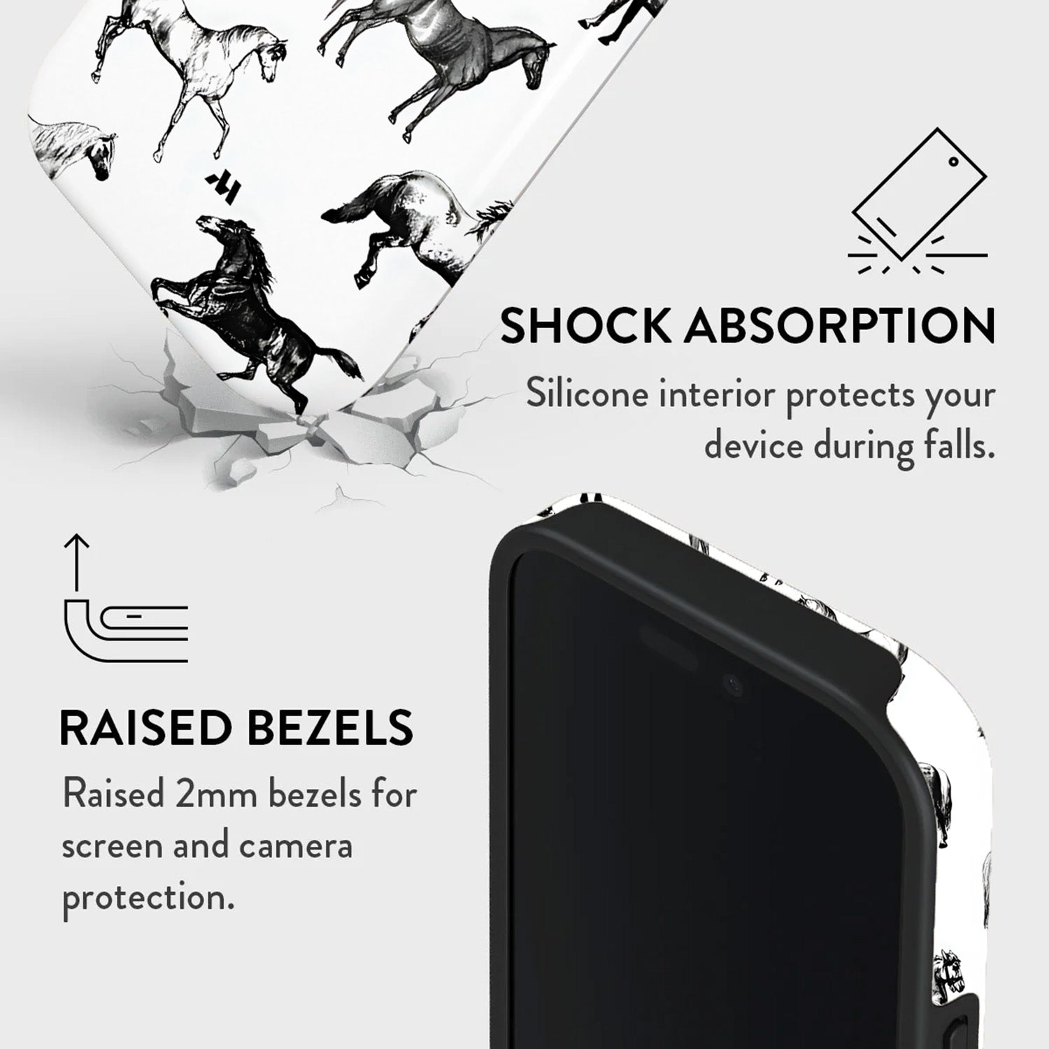 Mobcos iPhone 17 series Storm Rider Premium Case Compatible with Hybrid Dual-Layer Hard Shell + Silicone Protection - Scratch-Resistant Shockproof Mobile Cover Mobcos