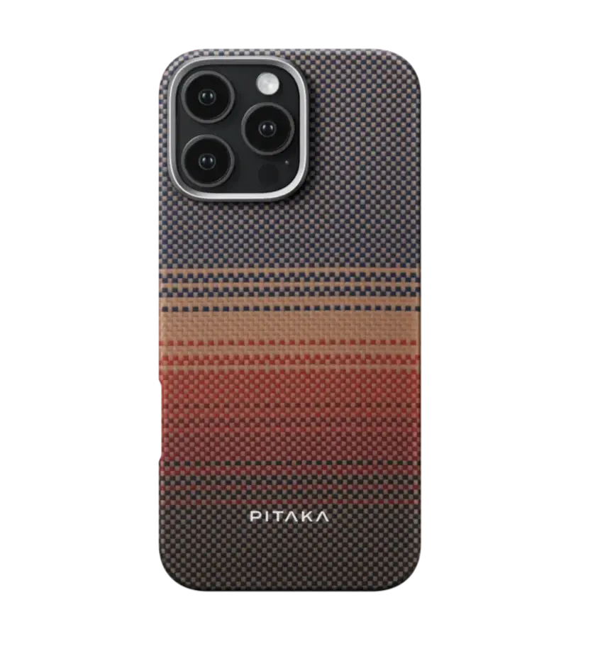 PITAKA Tactile Woven Mobile Case for iPhone 16 Pro - Sunset PITAKA