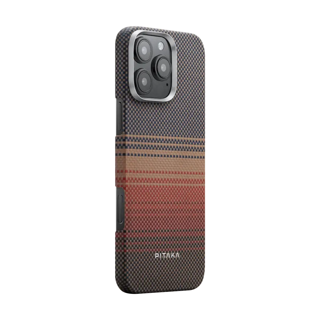 Pitaka Tactile Woven iPhone 16 Pro Max Mobile Case - Sunset PITAKA