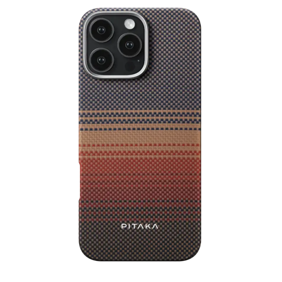 Pitaka Tactile Woven iPhone 16 Pro Max Mobile Case - Sunset PITAKA