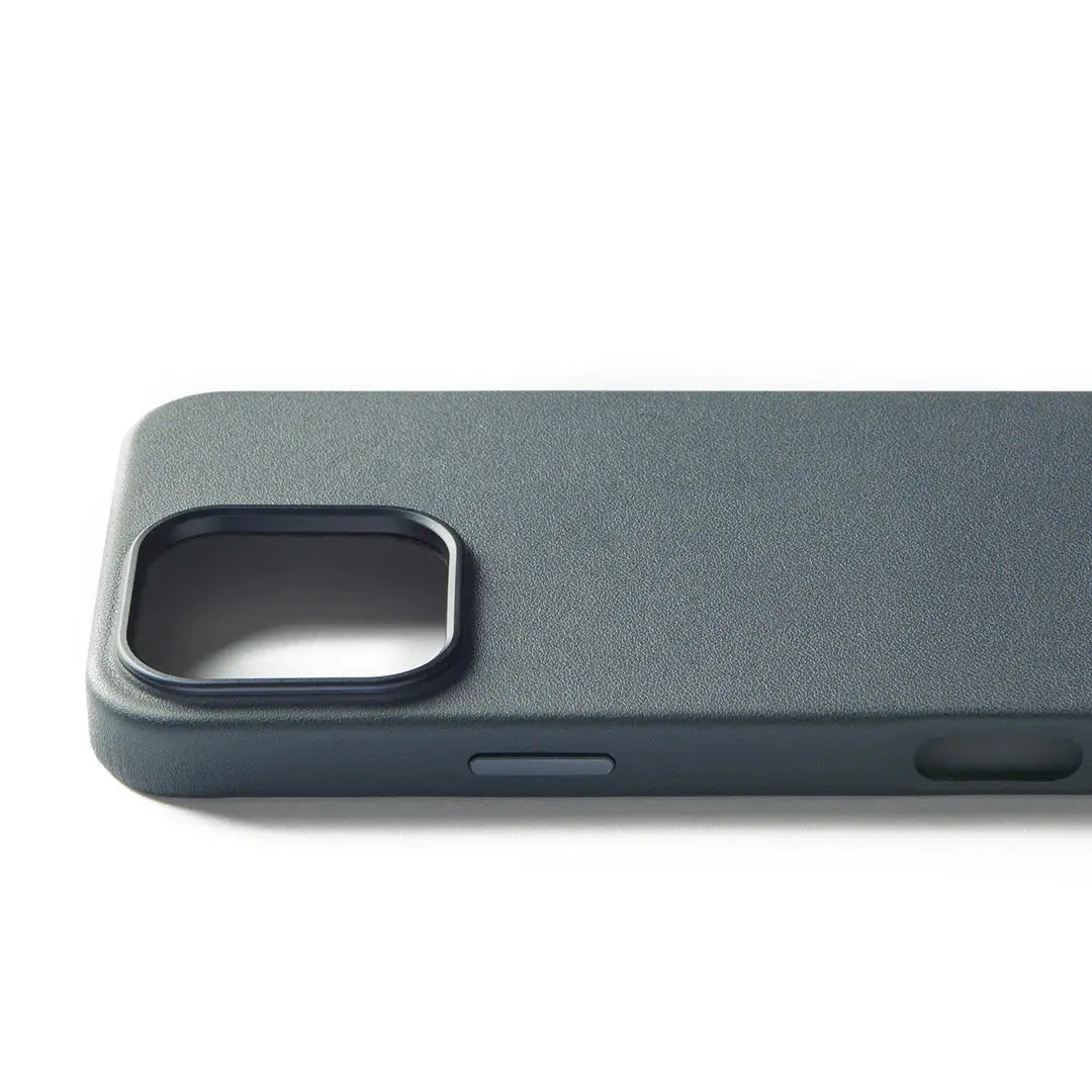Luxury Leather MaizCase for iPhone 16 Pro Max – Steel Blue with MagSafe for Premium Protection MUJJO
