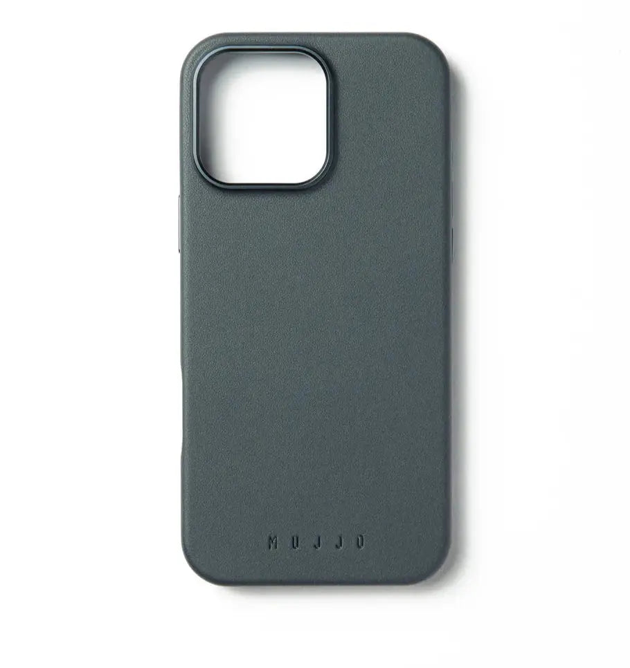 Luxury Leather MaizCase for iPhone 16 Pro Max – Steel Blue with MagSafe for Premium Protection MUJJO