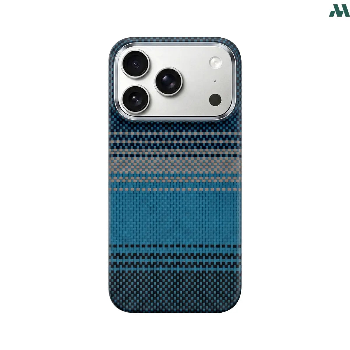 Mobcos Aramid Fiber Magnetic Case for iPhone 17 Pro / Pro Max (Lunar Blue) MOBCOS