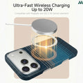 Mobcos Aramid Fiber Magnetic Case for iPhone 17 Pro / Pro Max (Lunar Blue) MOBCOS