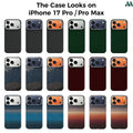 Mobcos Aramid Fiber Magnetic Case for iPhone 17 Pro / Pro Max (Lunar Blue) MOBCOS