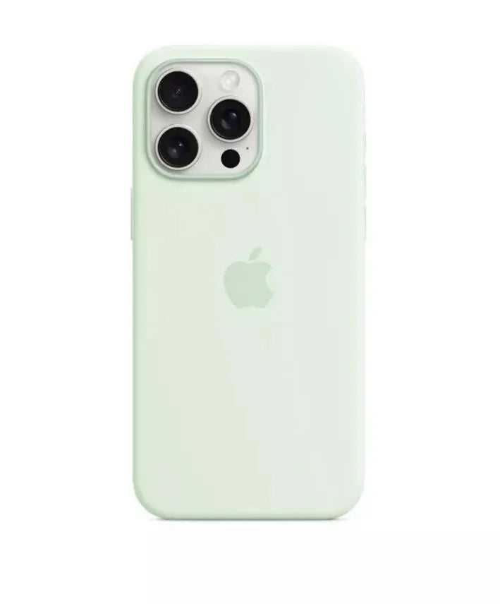 Apple iPhone 14 Pro Max Silicone Case with MagSafe in Soft Mint - EC APPLE