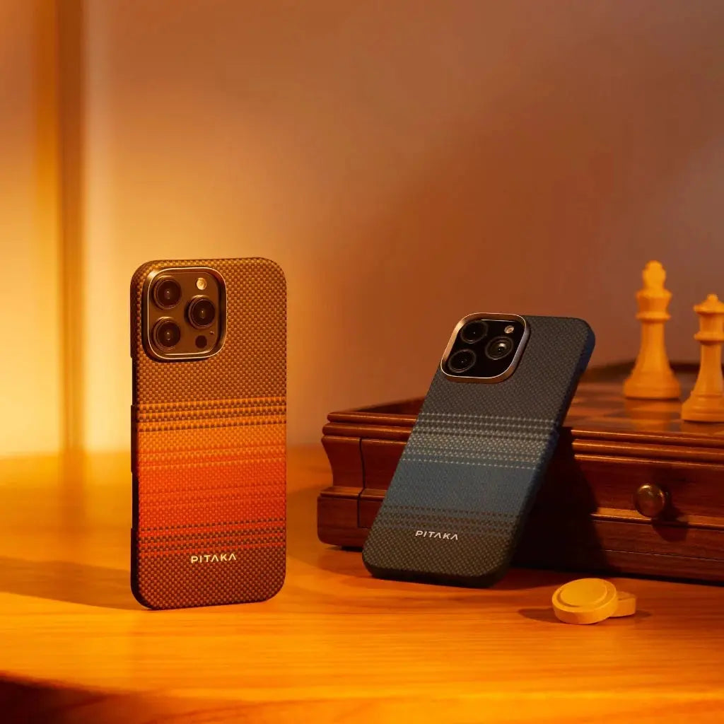 PITAKA Tactile Woven Mobile Case for iPhone 16 Pro - Sunset PITAKA