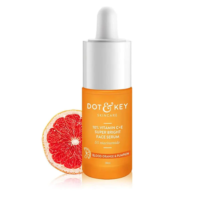 Dot & Key 10% Vitamin C + E 5% Niacinamide Serum Vitamin C Serum For Glowing Skin Fades Pigmentation & Dark Spots Suitable For All Skin Types (30 ml) DOT & KEY